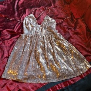 Sequins mini dress